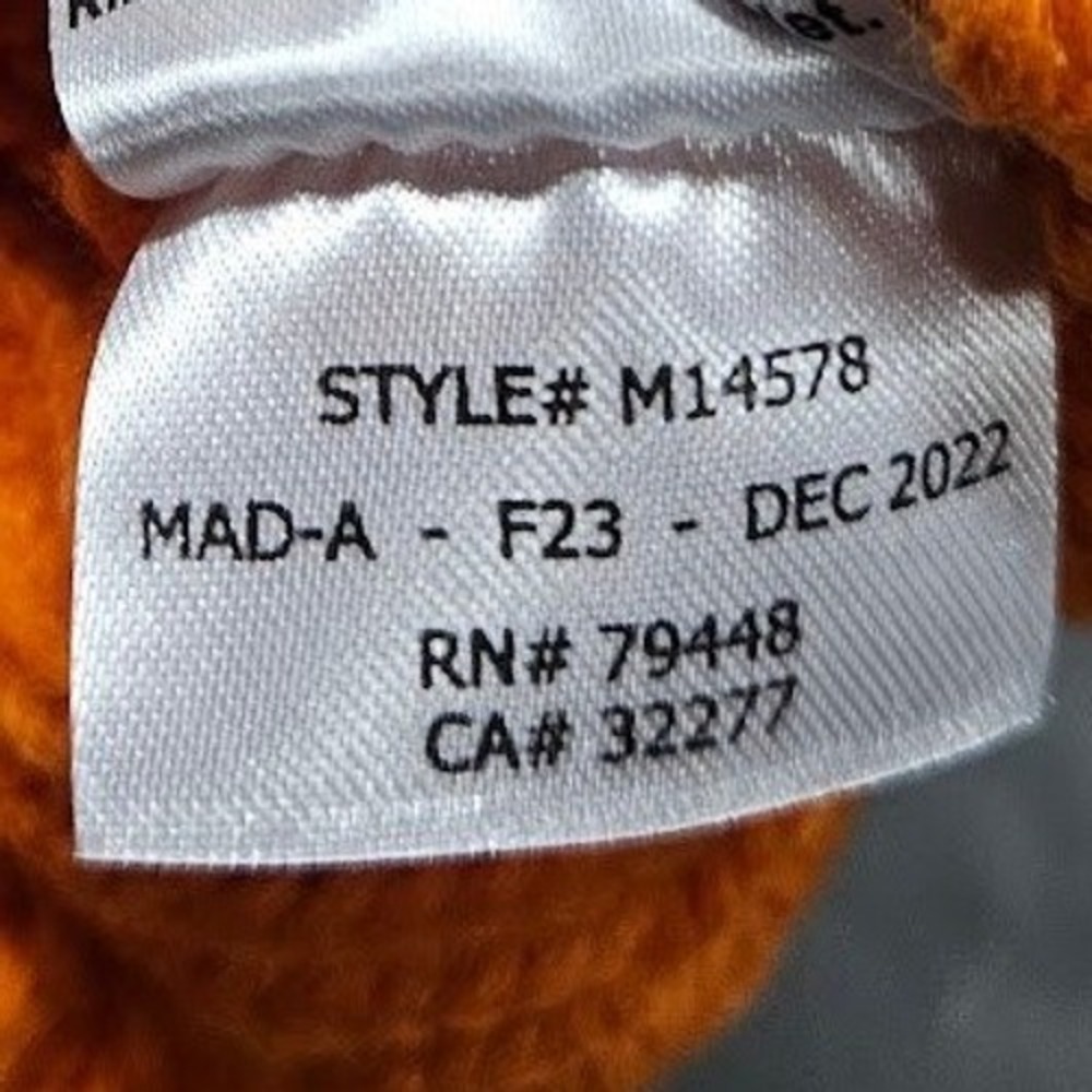 Marmot Beanie Ridgefield Mens OS Orange Mountain Works Ribbed Knit Hat M14578 - Picture 3 of 5